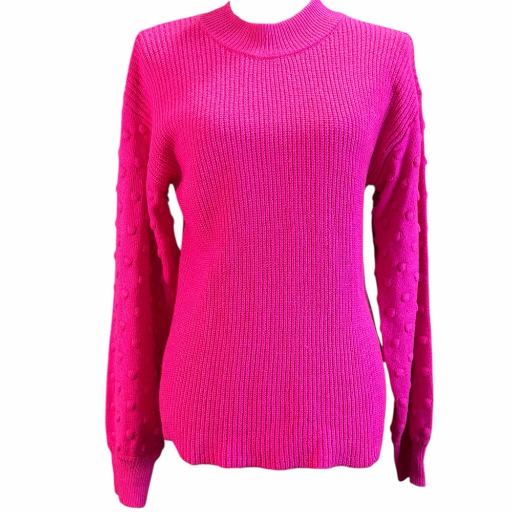 Vince Camuto Fuchsia Crew Neck Sweater. NWT. Size. Medium
